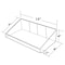 Azar Displays 13"W X 7"D X 4"H Divider Bin, PK4 556115-4PK - alternate 3